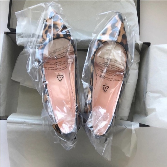 Jcrew NWT NWB Leopard Print calf hair kitten Heels pump - Picture 3 of 8